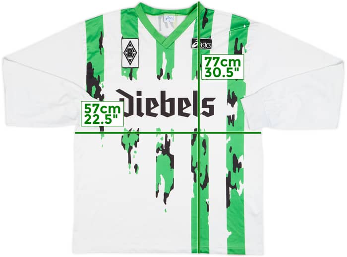 1994-95 Borussia Monchengladbach Home L/S Shirt - 8/10 - (XL)