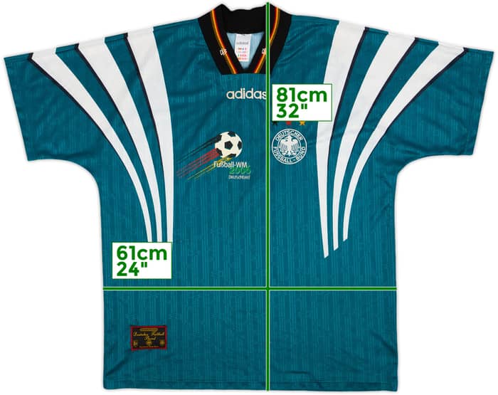 1996-98 Germany Away Shirt WM2006 - 6/10 - (XL)