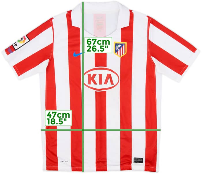 2010-11 Atletico Madrid Home Shirt - 8/10 - (XL.Boys)
