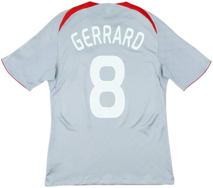 2008-09 Liverpool Away Shirt Gerrard #8 - 6/10 - (S)
