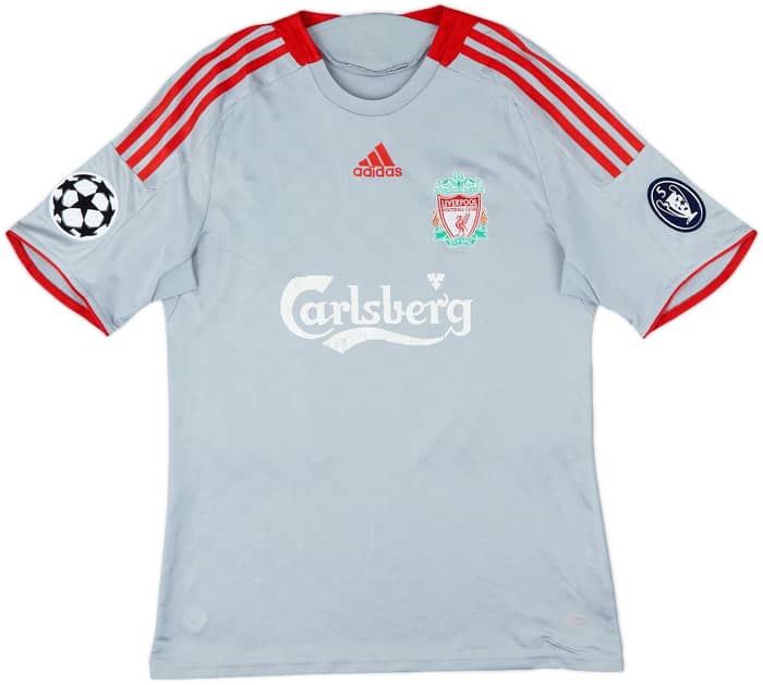 2008-09 Liverpool Away Shirt Gerrard #8 - 6/10 - (S)