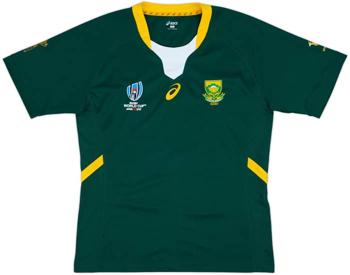 2019 South Africa Rugby Home Shirt - 10/10 - (L)