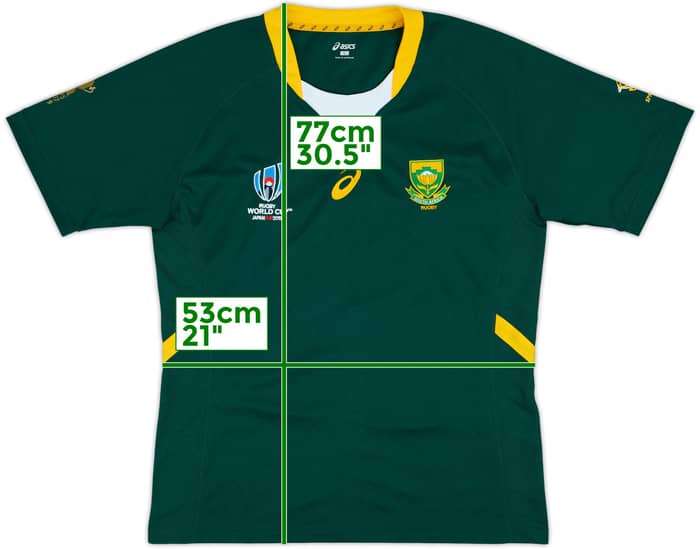 2019 South Africa Rugby Home Shirt - 10/10 - (L)