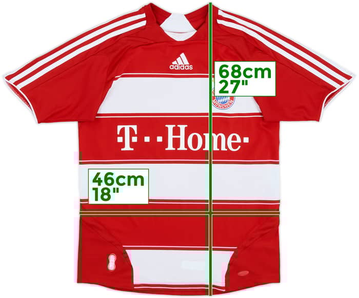 2007-08 Bayern Munich Home Shirt - 7/10 - (L.Boys)