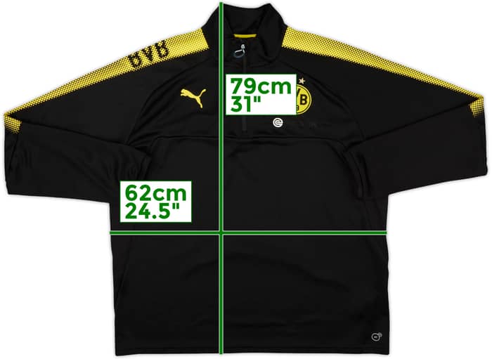2017-18 Borussia Dortmund Puma 1/4 Zip Training Top - 5/10 - (XXL)