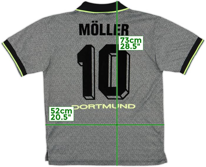 1997-98 Borussia Dortmund Away Shirt Moller #10 - 9/10 - (S)