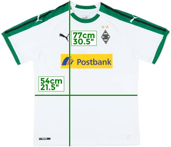 2018-19 Borussia Monchengladbach Home Shirt - 10/10 - (L)