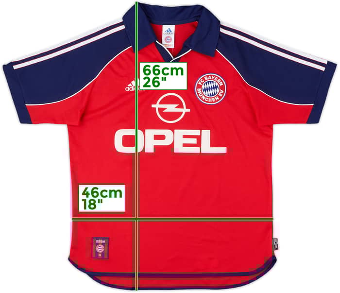 1999-01 Bayern Munich Home Shirt - 9/10 - (XL.Boys)