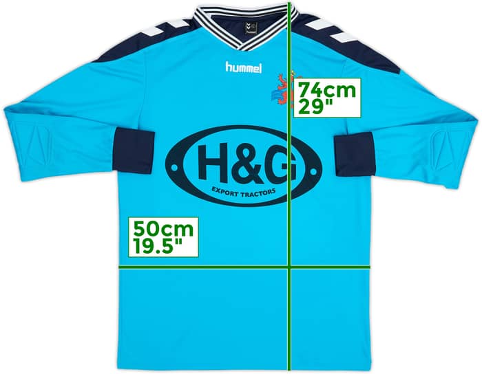 2000s Hummel GK Template Shirt #17 - 8/10 - (L)