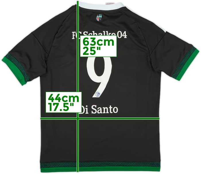 2015-17 Schalke Third Shirt Di Santo #9 - 9/10 - (L.Boys)