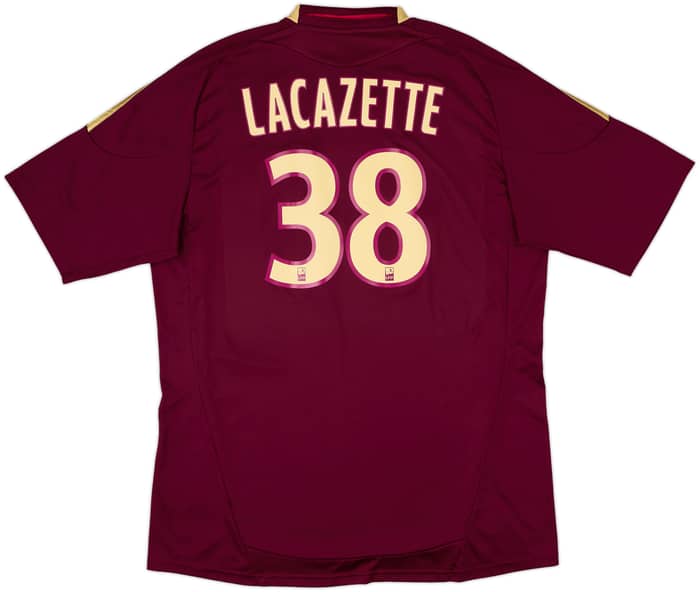 2010-11 Lyon Away Shirt Lacazette #38 - 8/10 - (XL)