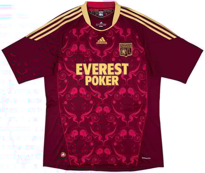 2010-11 Lyon Away Shirt Lacazette #38 - 8/10 - (XL)