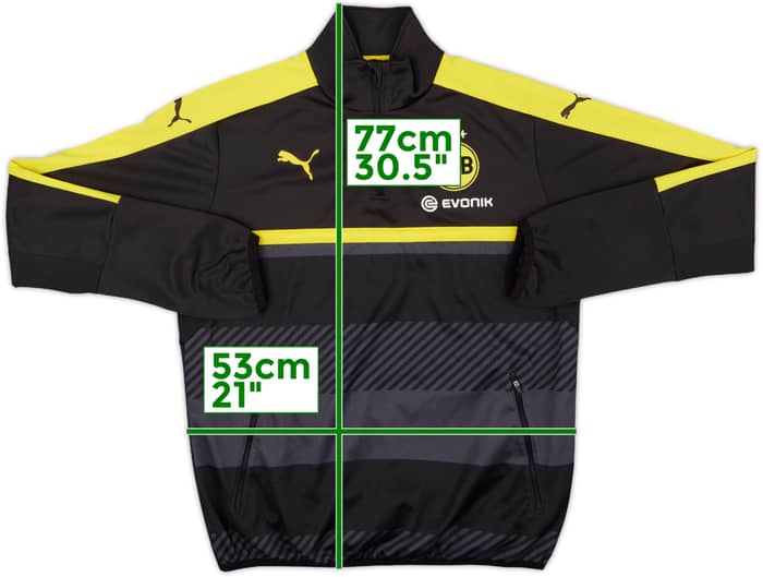 2015-16 Borussia Dortmund Puma 1/4 Zip Training Top - 5/10 - (L)