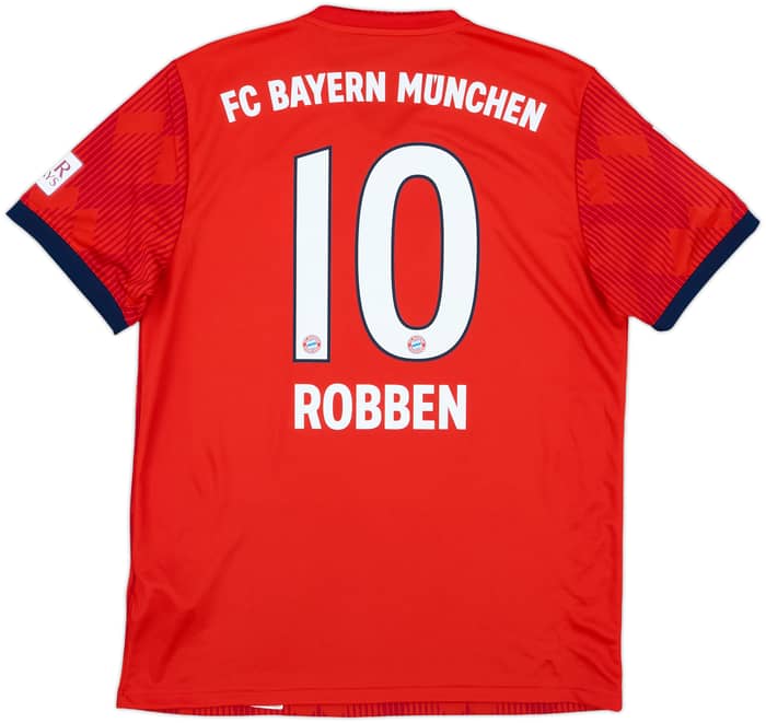 2018-19 Bayern Munich Home Shirt Robben #10 - 9/10 - (M)