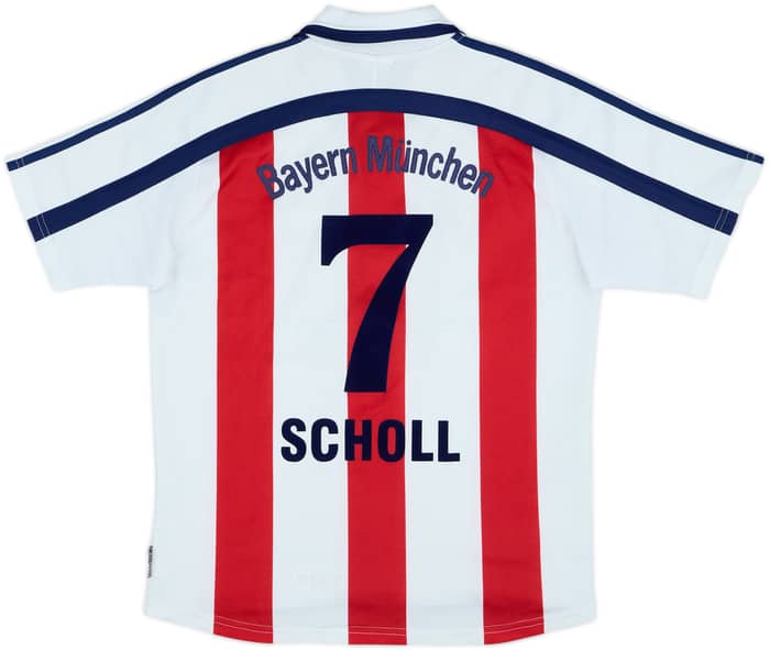 2000-01 Bayern Munich Away Shirt Scholl #7 - 8/10 - (Y)
