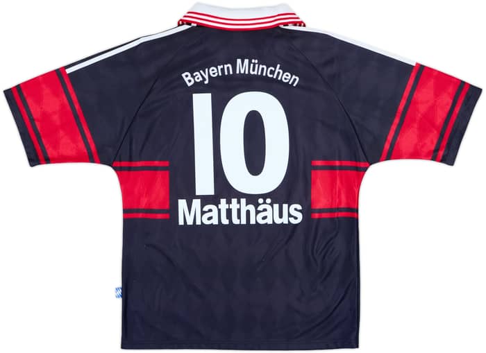 1997-99 Bayern Munich Home Shirt Matthaus #10 - 8/10 - (Y)