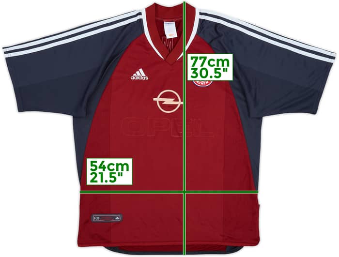 2001-02 Bayern Munich Home Shirt - 4/10 - (L)