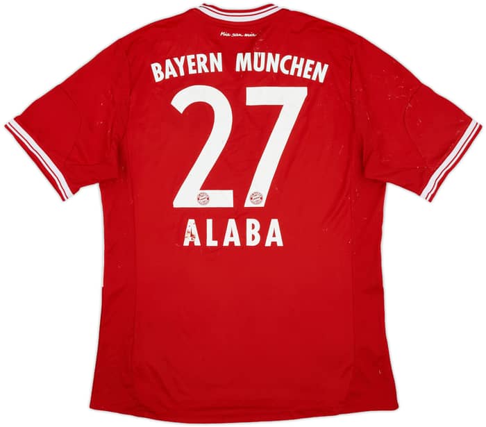 2013-14 Bayern Munich Home Shirt Alaba #27 - 4/10 - (L)