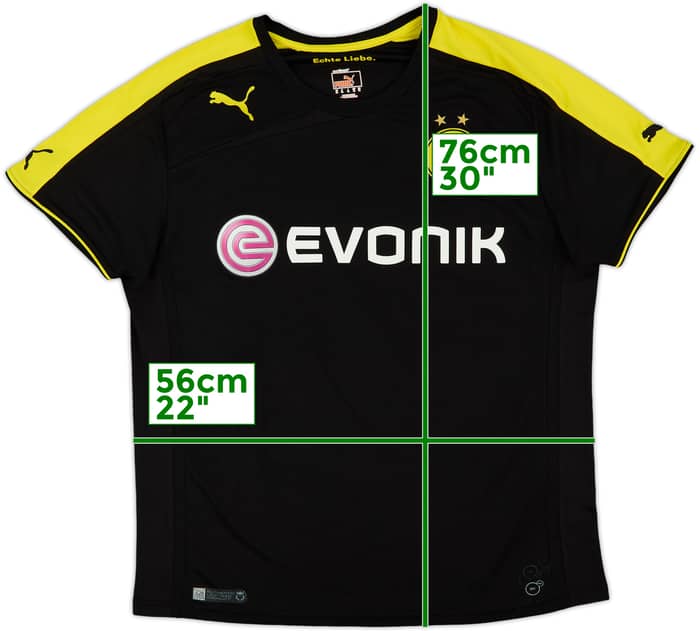 2013-14 Borussia Dortmund Away Shirt - 8/10 - (XL)