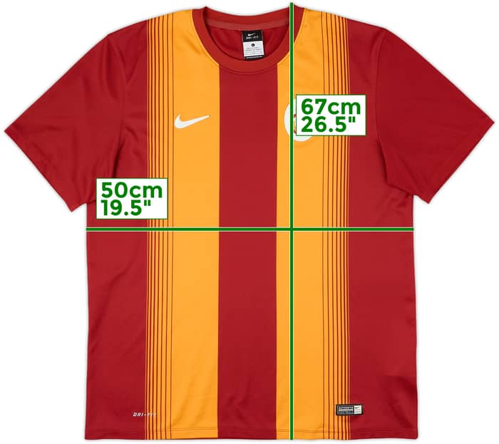 2014-15 Galatasaray Basic Home Shirt - 6/10 - (L)