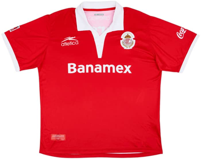 2009-10 Deportivo Toluca CONCACAF Champions League Home Shirt - 8/10 - (XXL)