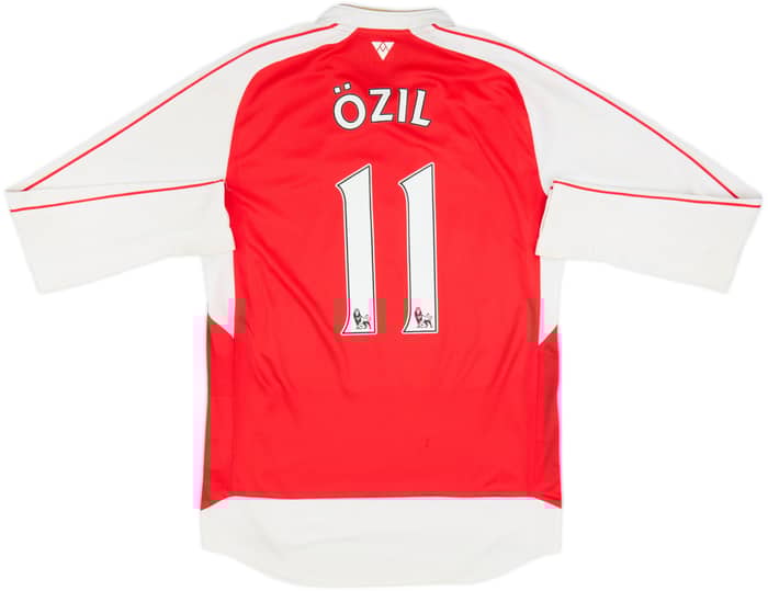 2015-16 Arsenal Home L/S Shirt Ozil #11 - 8/10 - (M)