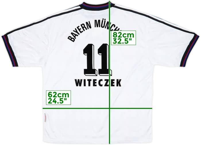 1996-98 Bayern Munich Away Shirt Witeczek #11 - 6/10 - (XL)