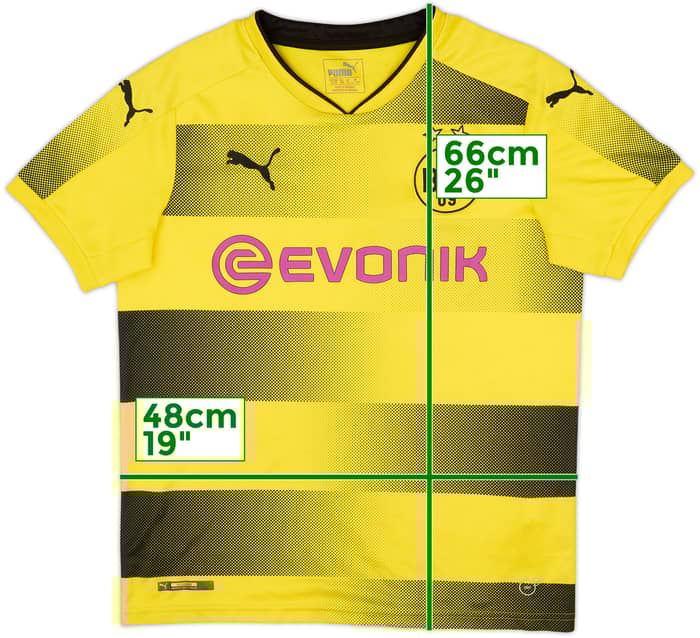2017-18 Borussia Dortmund Home Shirt - 7/10 - (L.Boys)