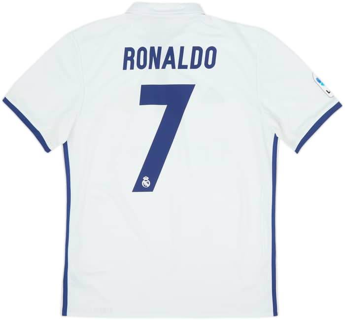 2016-17 Real Madrid Home Shirt Ronaldo #7 - 6/10 - (M)