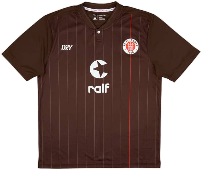 2021-22 St Pauli Home Shirt Irvine #7 - 7/10 - (L)