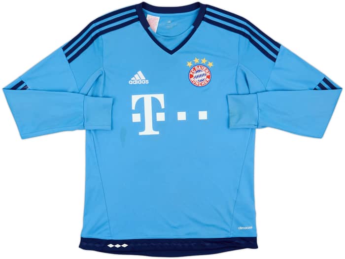 2015-16 Bayern Munich GK Shirt Neuer #1 - 4/10 - (XL.Boys)