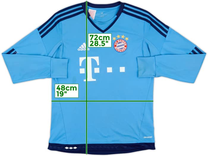 2015-16 Bayern Munich GK Shirt Neuer #1 - 4/10 - (XL.Boys)