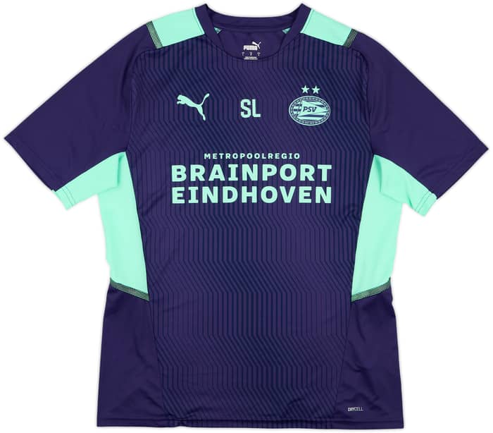 2021-22 PSV Puma Staff Issue Training Shirt SL - 8/10 - (L)
