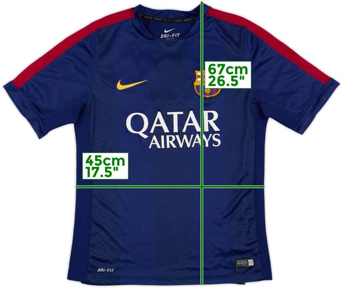 2014-15 Barcelona Nike Training Shirt - 8/10 - (M)