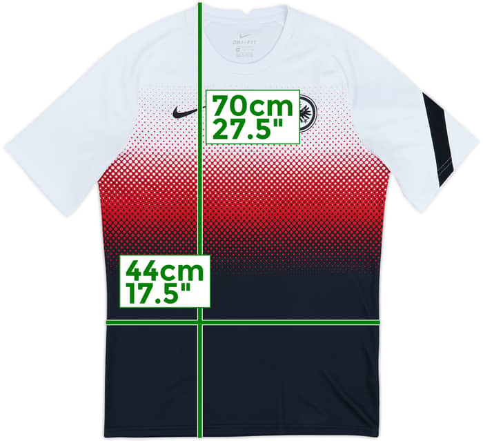 2020-21 Eintracht Frankfurt Nike Training Shirt - 7/10 - (M)