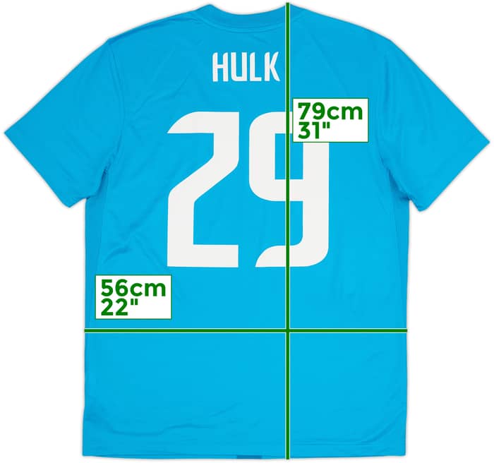 2012-13 Zenit St. Petersburg Home Shirt Hulk #29 - 8/10 - (L)