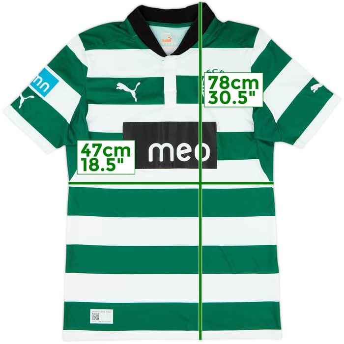 2012-13 Sporting CP Home Shirt - 8/10 - (M)