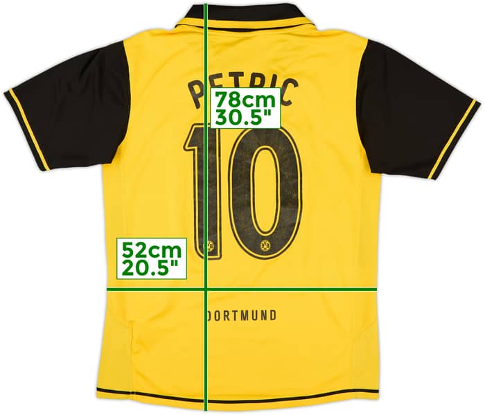 2007-08 Borussia Dortmund Home Shirt Petric #10 - 6/10 - (L)