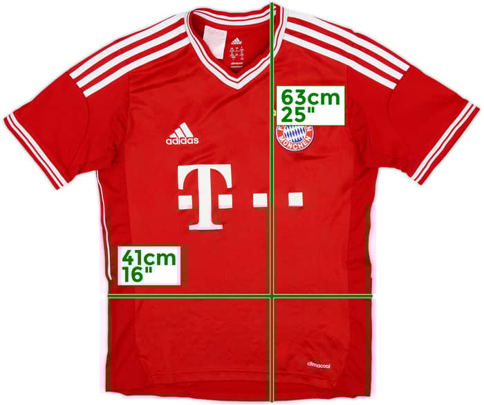 2013-14 Bayern Munich Home Shirt - 7/10 - (L.Boys)
