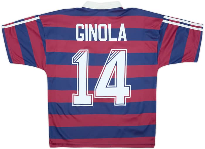 1995-96 Newcastle Away Shirt Ginola #14 - 7/10 - (S)
