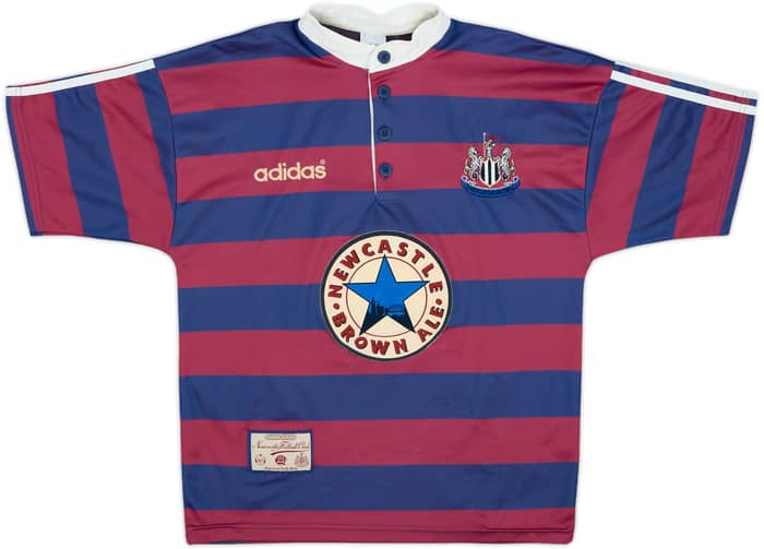 1995-96 Newcastle Away Shirt Ginola #14 - 7/10 - (S)