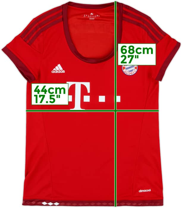 2015-16 Bayern Munich Home Shirt - 9/10 - (Women's M)
