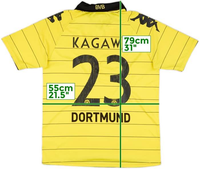 2010-11 Borussia Dortmund Home Shirt Kagawa #23 - 5/10 - (L)