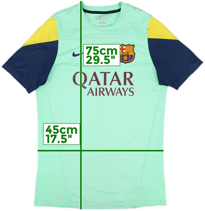 2013-14 Barcelona Nike Training Shirt - 9/10 - (M)