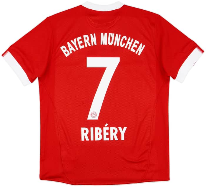 2009-10 Bayern Munich Home Shirt Ribery #7 - 8/10 - (XL.Boys)