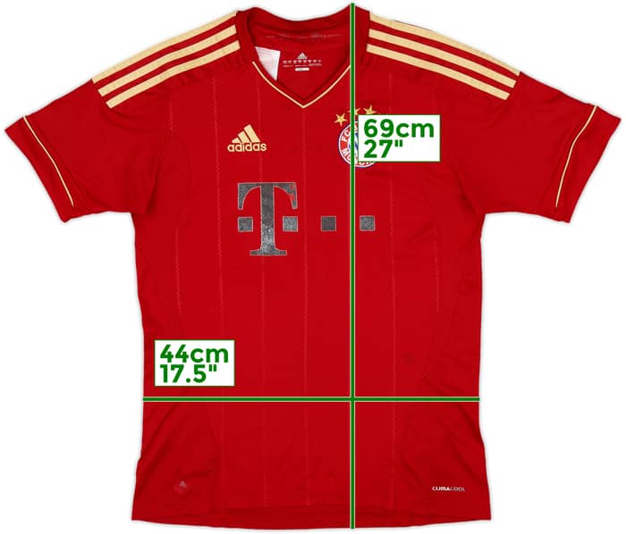2011-13 Bayern Munich Home Shirt - 5/10 - (XL.Boys)