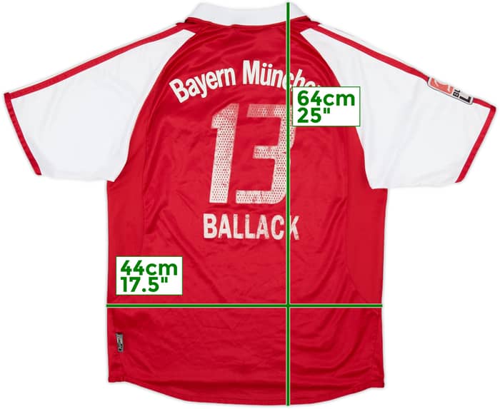 2004-05 Bayern Munich Home Shirt Ballack #13 - 5/10 - (L.Boys)