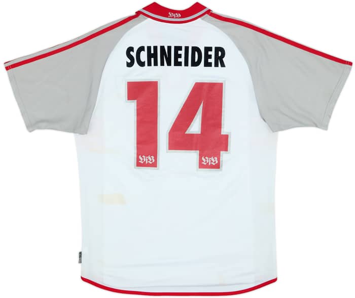 2000-02 Stuttgart Home Shirt Schneider #14 - 4/10 - (M)