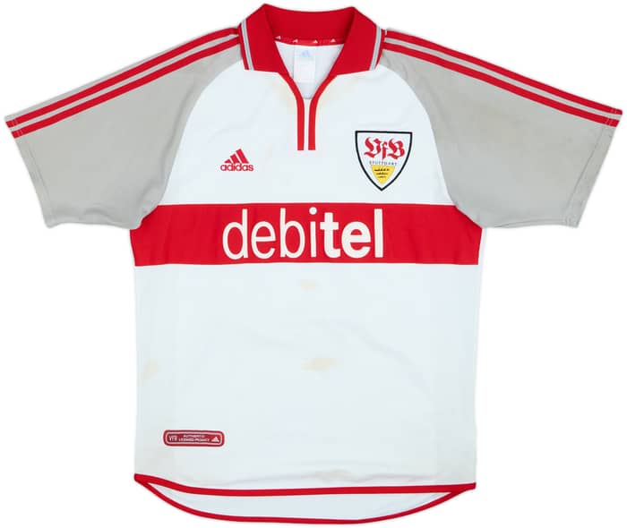 2000-02 Stuttgart Home Shirt Schneider #14 - 4/10 - (M)