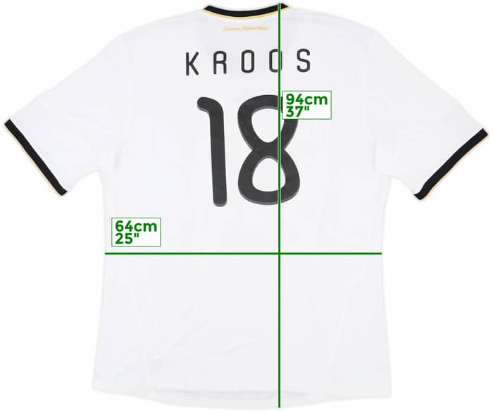 2010-11 Germany Home Shirt Kroos #18 - 9/10 - (3XL)